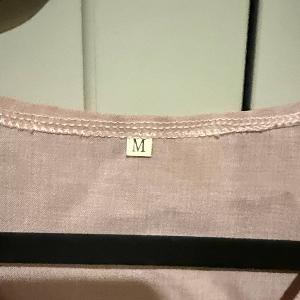 Pink Ruffle Hem Women's Top - Picture 2 of 5